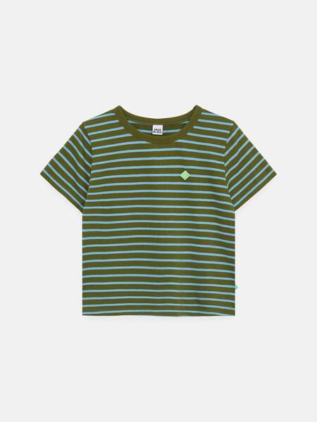 Stripe Classic T-shirt (Olive)