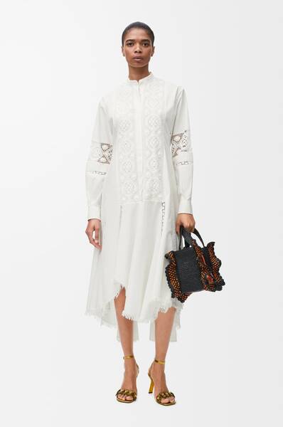 Shirt dress in cotton