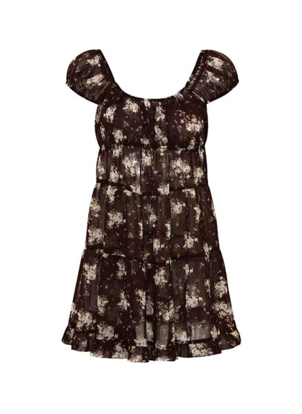 [리오더중] Pani Pink Dress (Brown)