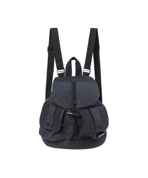 Toggle wool backpack CHARCOAL