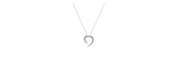 danger horn plus diamonds pave Pendant PID-17198-18KWG|Pendants/danger horn plus/Necklaces & Pendants/_/Gifts for Men|TASAKI Official Website