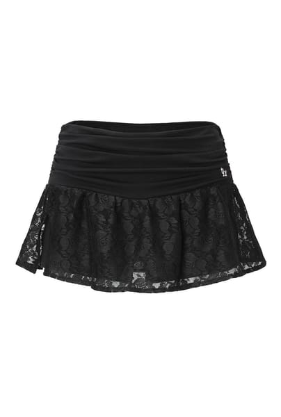 Blossom shirring skirt